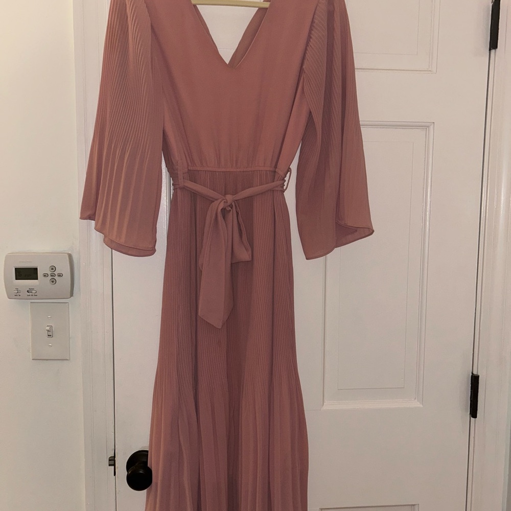 Baltic Born Pink Pleated Dress